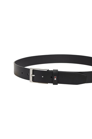 Leren Riem - Tommy Hilfiger - Zwart