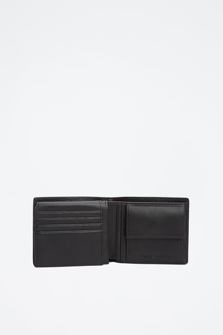 Leren Portefeuille - Tommy Hilfiger - Zwart