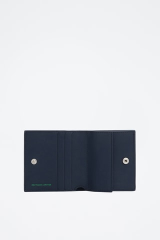 Leren Portefeuille - Tommy Hilfiger - Donkerblauw