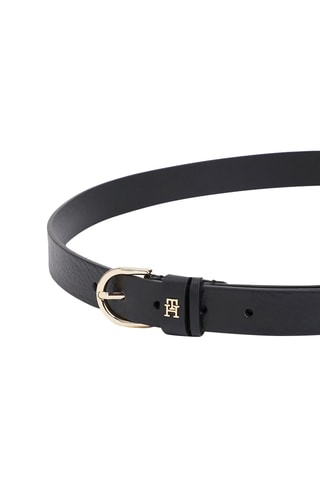 Leren Riem - Tommy Hilfiger - Zwart