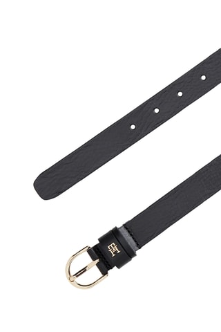 Leren Riem - Tommy Hilfiger - Zwart