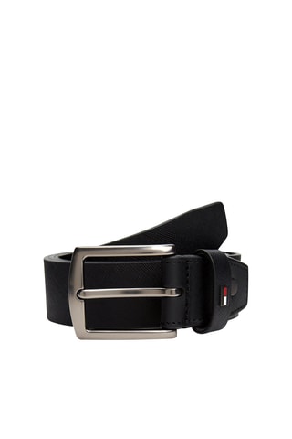 Leren Riem - Tommy Hilfiger - Zwart