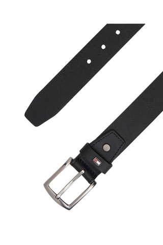 Leren Riem - Tommy Hilfiger - Zwart