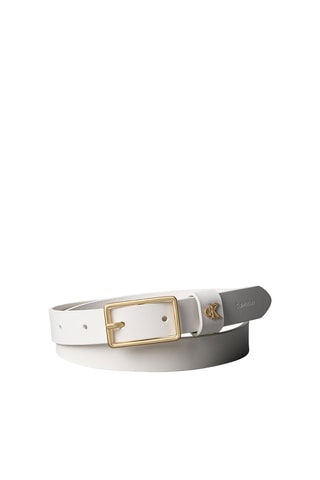 Leren Riem - Calvin Klein - Wit