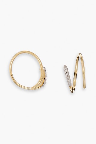 Boucles d'oreilles Joli Tourbillon Or jaune et diamants
