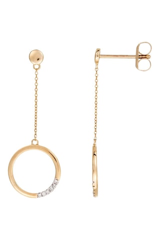 Boucles d'oreilles Alexa - Or jaune et diamants