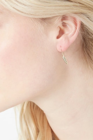 Boucles d'oreilles Feuille - Or jaune