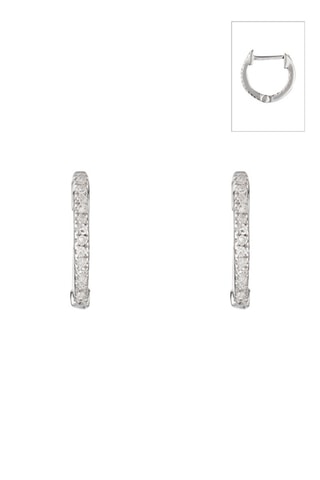 Créoles Perfect créoles   - Or blanc et diamants