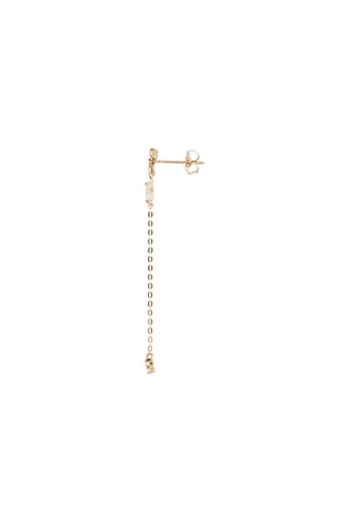Boucles d'oreilles Fleurs dormeuses - Or jaune