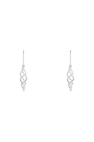 Boucles d'oreilles June - Or blanc et diamants