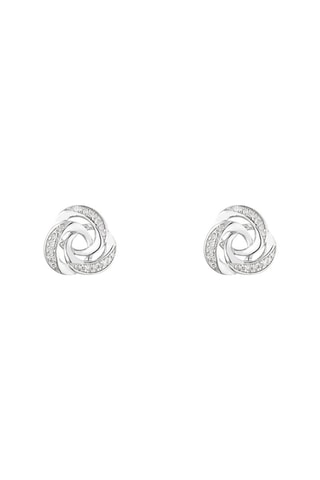Puces Torn - Or blanc et diamants