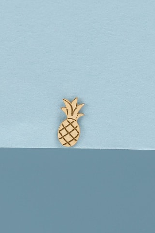 Bijou de cartilage Ananas - Or jaune