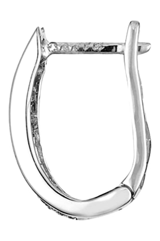 Créoles Maya - Or blanc et diamants