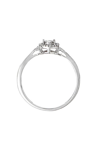 Solitaire Extase - Or blanc et diamants