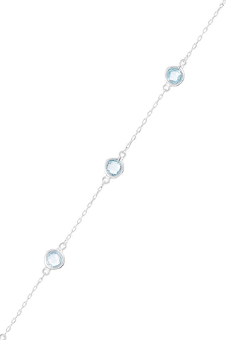 Bracelet Colors  Or blanc et topazes