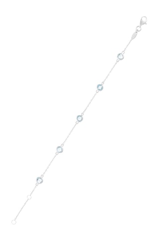 Bracelet Colors  Or blanc et topazes