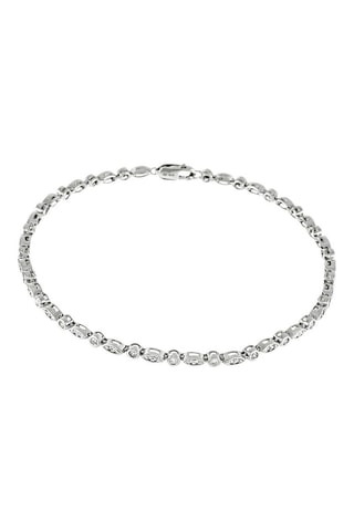 Bracelet Ligne de Chance - Or blanc et diamants