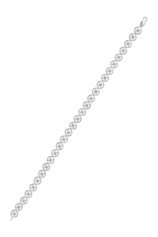 Bracelet Diamants -  Or blanc et diamants