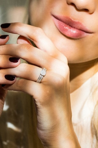 Solitaire Toi que j'aime  -  Or jaune et diamants