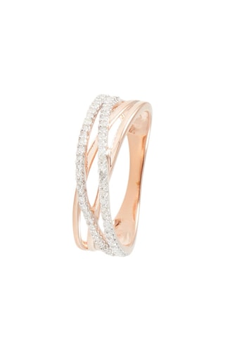 Bague Sarah - Or rose et diamants