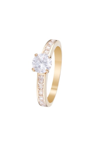Bague Brillant - Or jaune