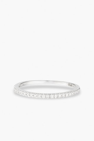 Bague Alliance Pureté Or blanc et diamants