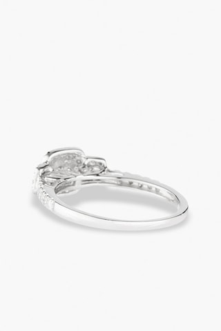 Bague Alliance Pureté Or blanc et diamants