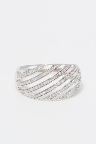 Bague La splendide 
Or blanc et diamants