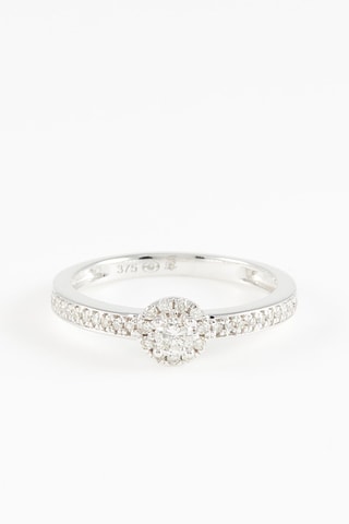 Bague Or blanc et diamants