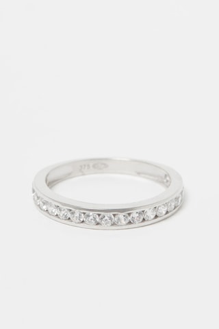 Bague Engagement Or blanc