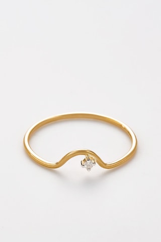 Bague Pudeur - Or jaune et diamant