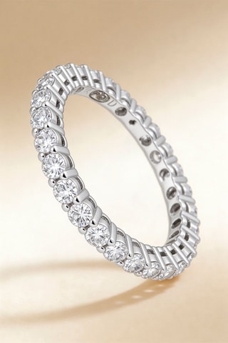 Alliance Tour complet Forever - Or blanc et diamants