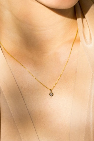 Pendentif Bombe - Or jaune et diamants