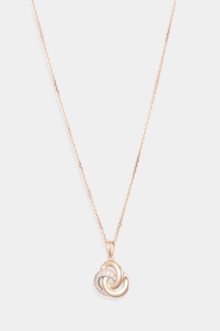 Pendentif  Trior - Or rose et diamants