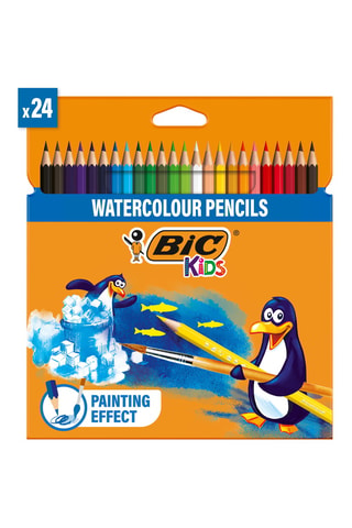 12 crayons de couleurs aquarellables  - 12 couleurs
