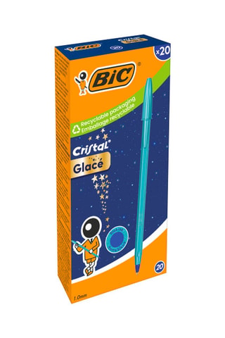 20 stylos-bille - Encre bleue
