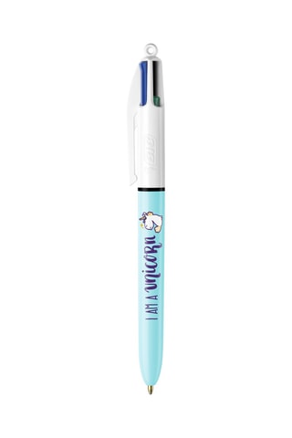 Boîte de 8 stylos-bille 4 couleurs Colours - 4 encres
