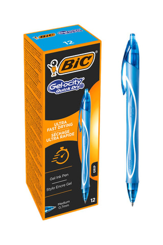 12 stylos-bille Gelo - Encre turquoise
