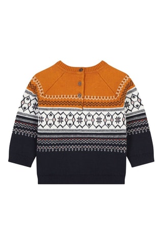Pull en coton biologique - Orange - Carrément Beau