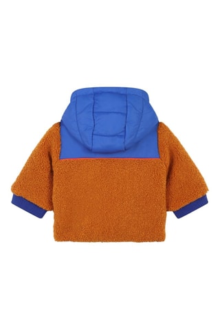 Veste bi-matière - Bleu roi et camel - Carrément Beau