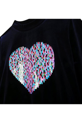 Robe en velours - Noir - Billieblush