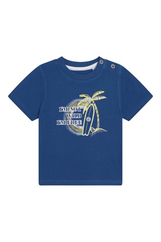 T-shirt en coton biologique - Bleu cobalt - Timberland
