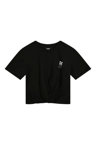 T-shirt en coton biologique - Noir - DKNY