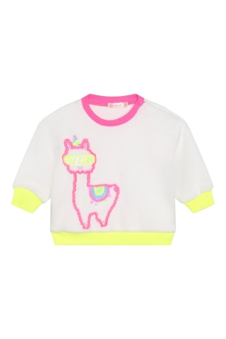 Sweat polaire - Ecru - Billieblush