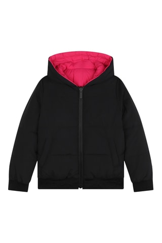 Doudoune réversible à capuche - Noir - DKNY