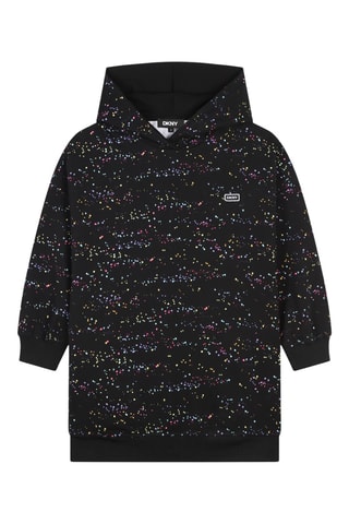 Robe sweat à capuche - Noir - DKNY