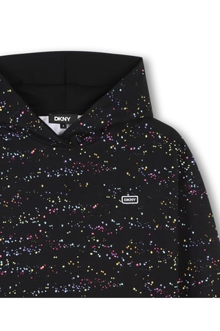 Robe sweat à capuche - Noir - DKNY