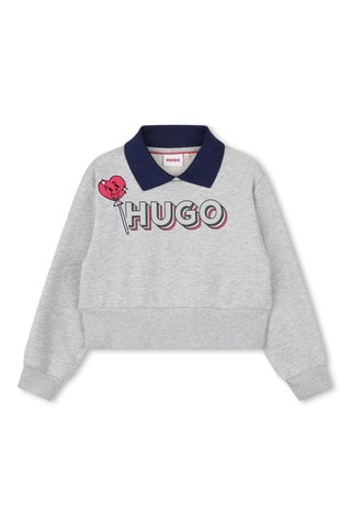 Sweat - Gris clair chiné - Hugo