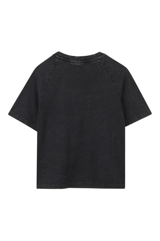T-shirt en coton biologique - Noir - Hugo