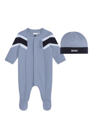 Pyjama en coton biologique - Bleu clair - Boss